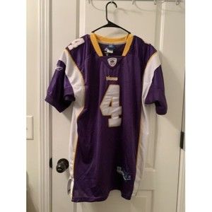 NFL Reebok Men's Football Jersey Minnesota Vikings Brett Farve Size 48